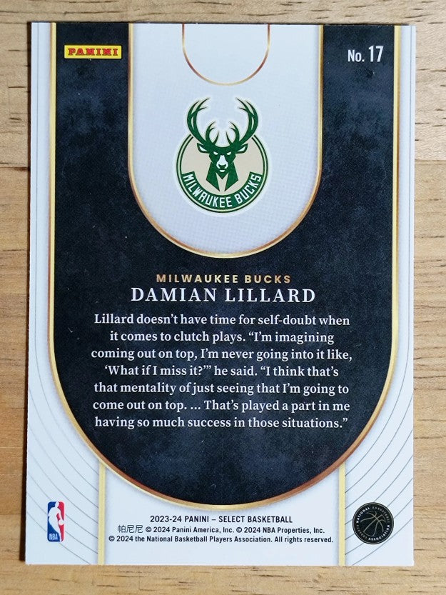 2023-24 Select Neon Icon #17 Damian Lillard