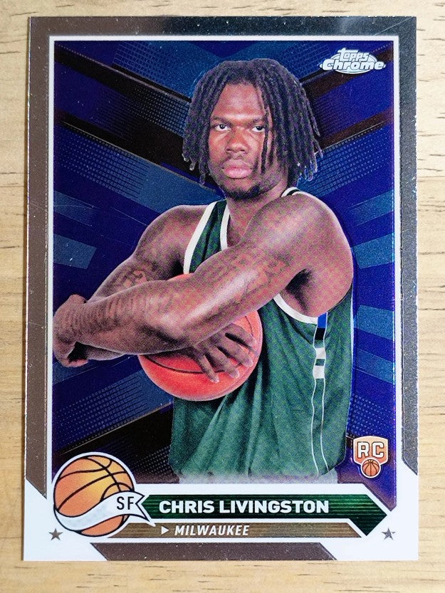 2023-24 Topps Chrome #46 Chris Livingston RC