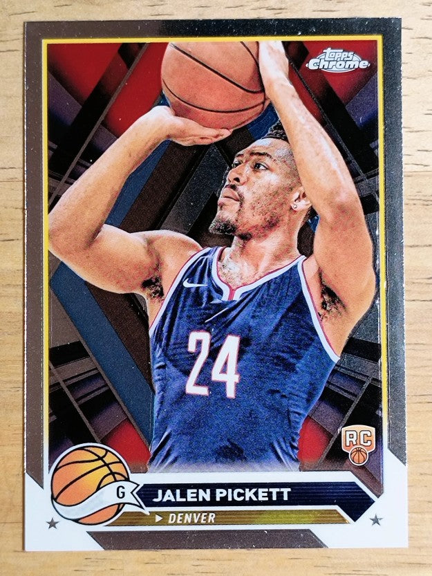 2023-24 Topps Chrome #165 Jalen Pickett RC
