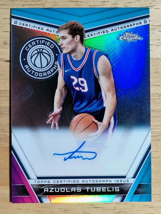 2023-24 Topps Chrome Certified Autographs #CAAT Azuolas Tubelis