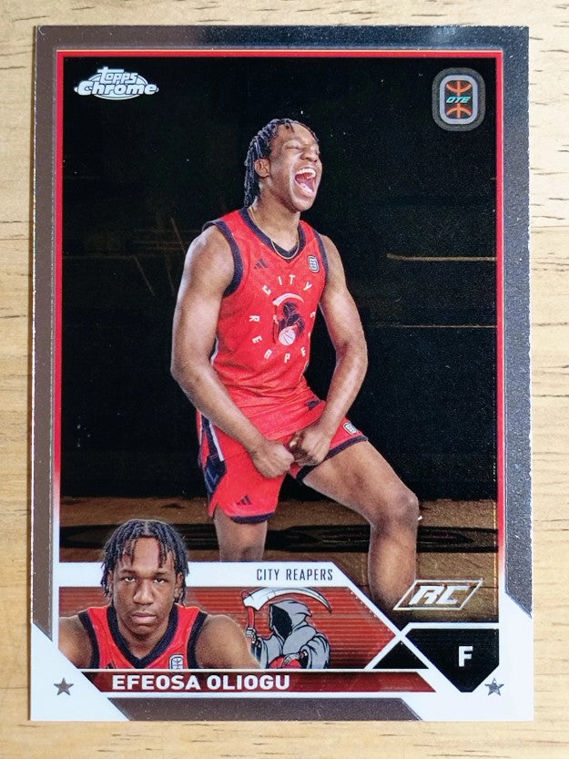 2023-24 Topps Chrome Overtime Elite #3 Efeosa Oliogu
