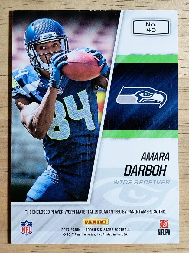 2017 Rookies and Stars Year One Jerseys #40 Amara Darboh
