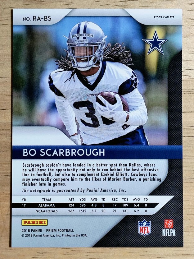 2018 Panini Prizm Rookie Autographs Prizms #89 Bo Scarbrough