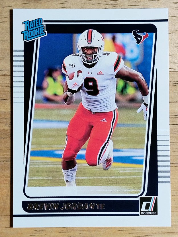 2021 Donruss #308 Brevin Jordan RR RC