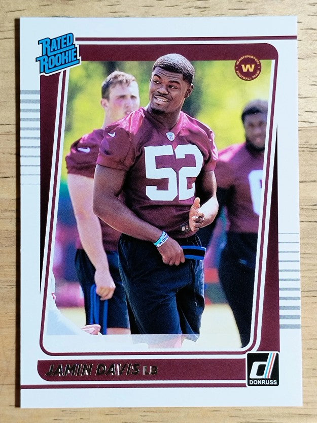 2021 Donruss #337 Jamin Davis RR RC