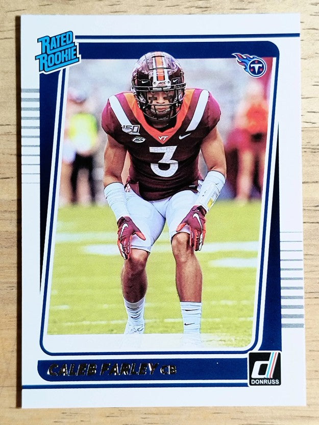 2021 Donruss #339 Caleb Farley RR RC