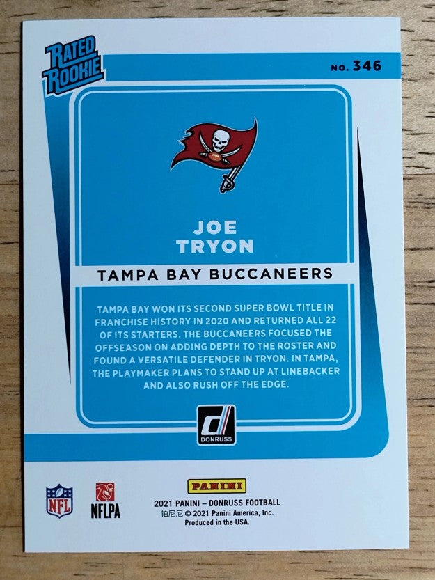 2021 Donruss #346 Joe Tryon RR RC