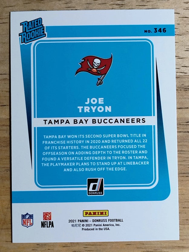 2021 Donruss #346 Joe Tryon RR RC