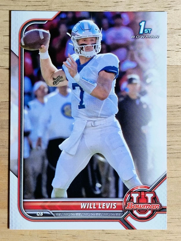 2022 Bowman University #52 Will Levis