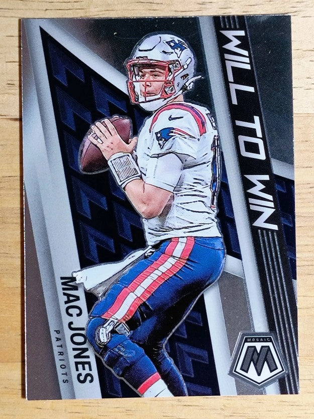 2022 Panini Mosaic Will to Win #13 Mac Jones