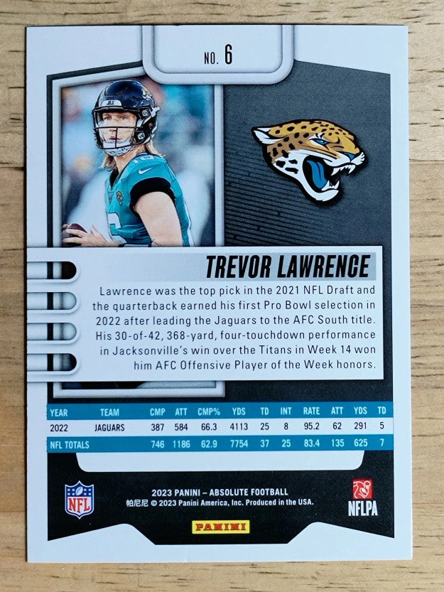2023 Absolute Retail #6 Trevor Lawrence