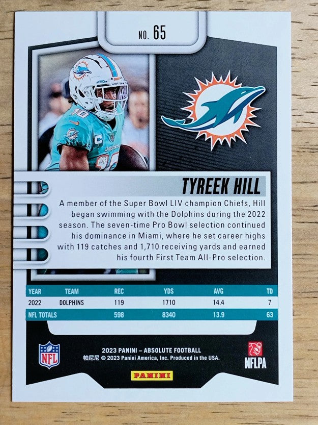 2023 Absolute Retail #65 Tyreek Hill
