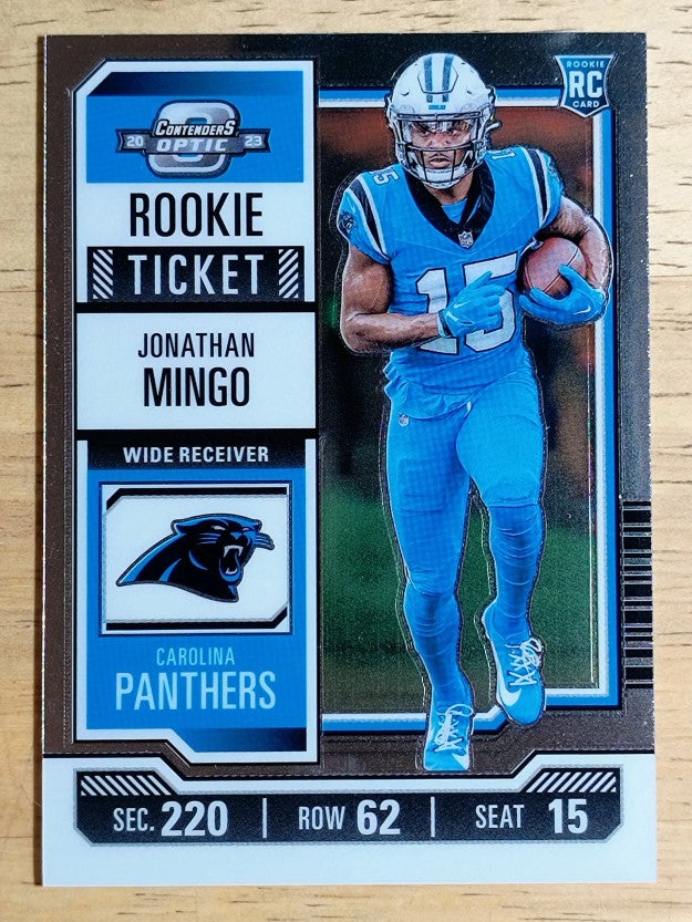 2023 Panini Contenders Optic #77 Jonathan Mingo RC