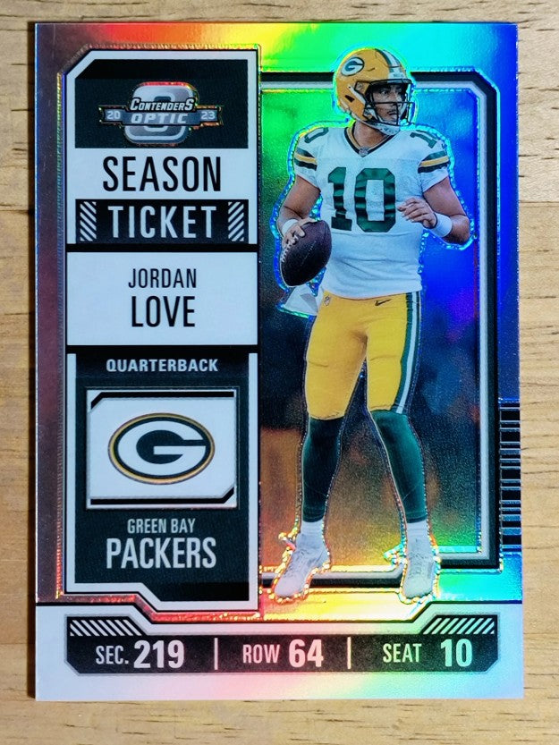2023 Panini Contenders Optic Silver #19 Jordan Love