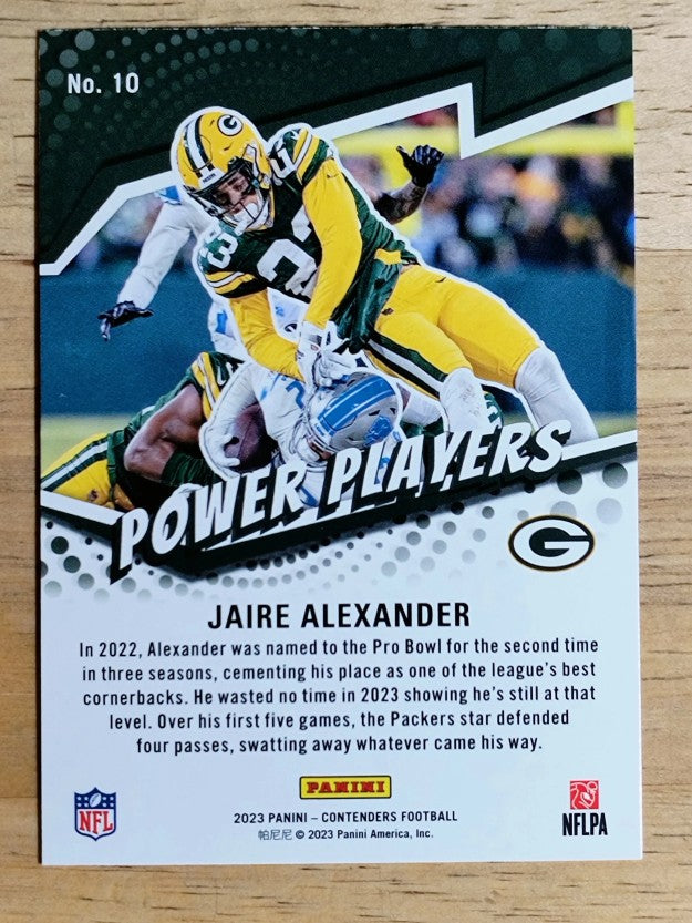 2023 Panini Contenders Power Players #10 Jaire Alexander