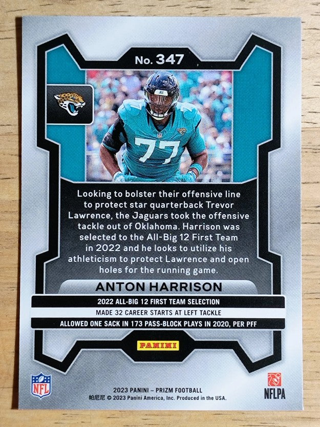 2023 Panini Prizm #347 Anton Harrison RC