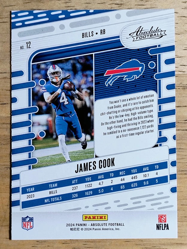 2024 Absolute Retail #12 James Cook