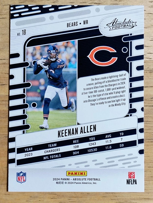 2024 Absolute Retail #18 Keenan Allen