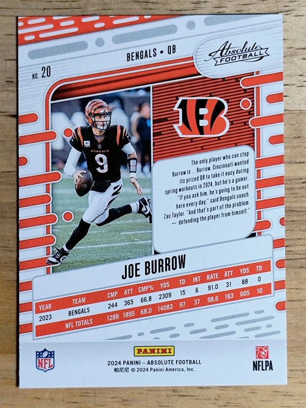 2024 Absolute Retail #20 Joe Burrow