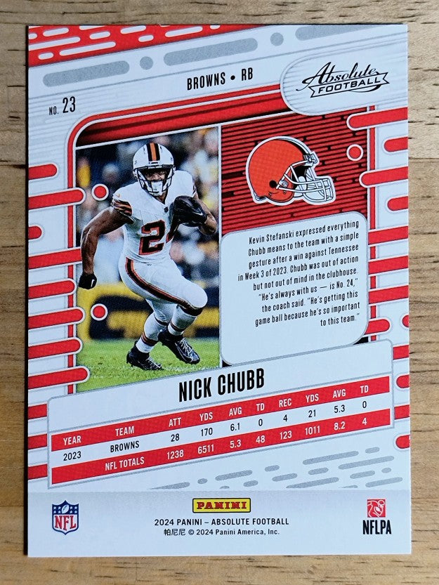 2024 Absolute Retail #23 Nick Chubb
