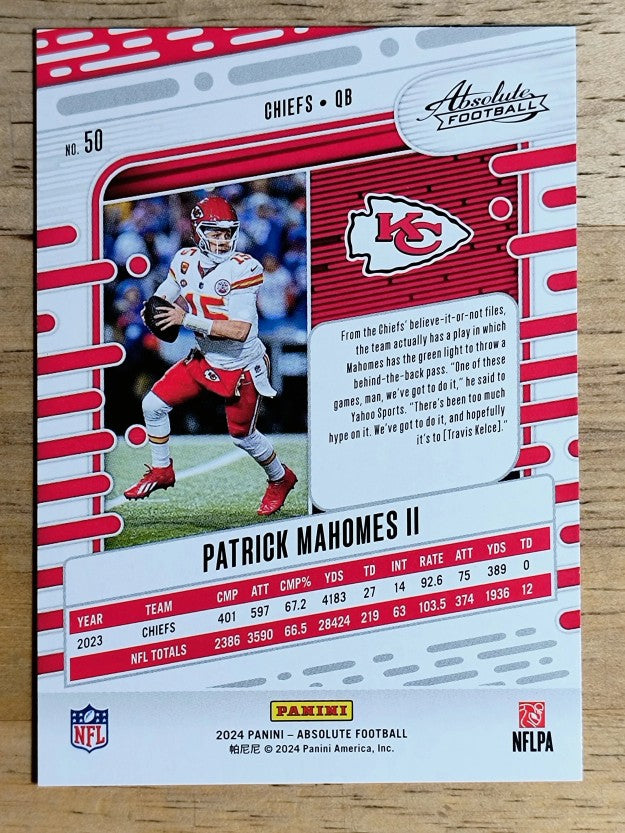 2024 Absolute Retail #50 Patrick Mahomes II