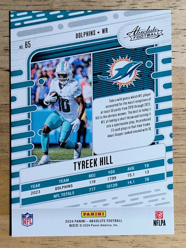 2024 Absolute Retail #65 Tyreek Hill