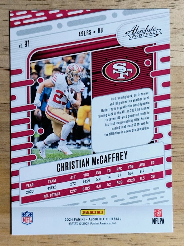 2024 Absolute Retail #91 Christian McCaffrey