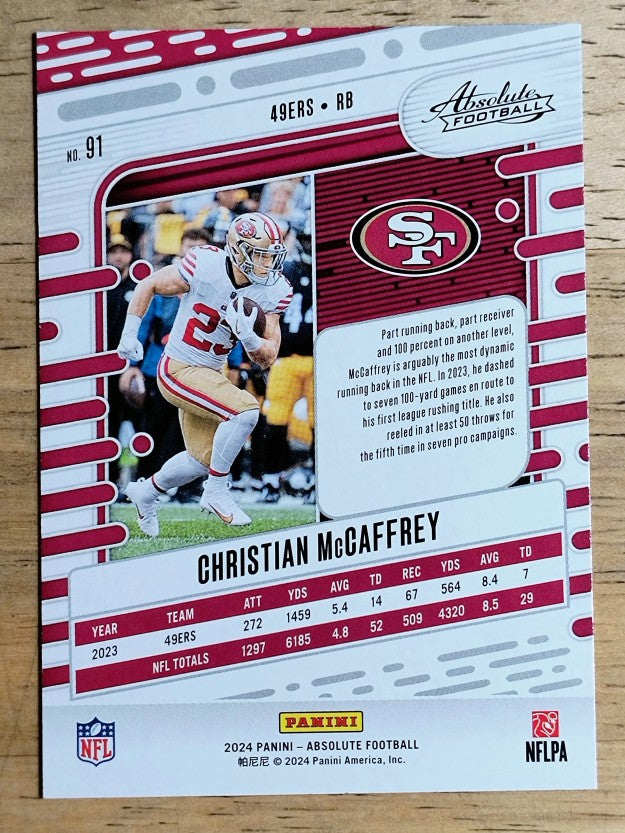2024 Absolute Retail #91 Christian McCaffrey