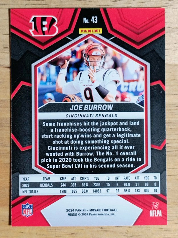 2024 Panini Mosaic #43 Joe Burrow