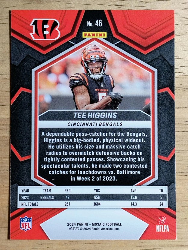 2024 Panini Mosaic #46 Tee Higgins
