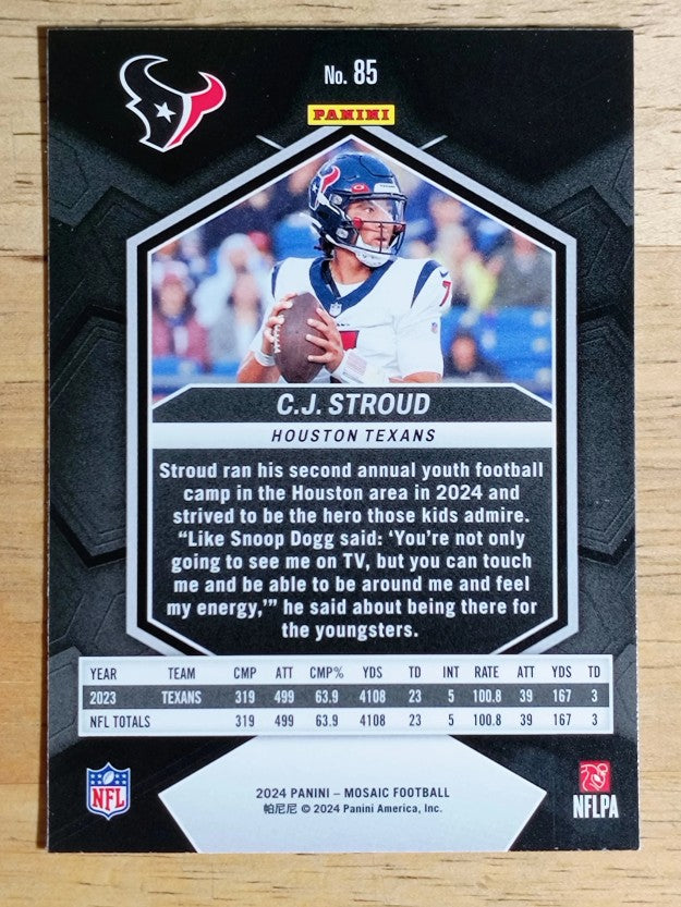 2024 Panini Mosaic #85 CJ Stroud