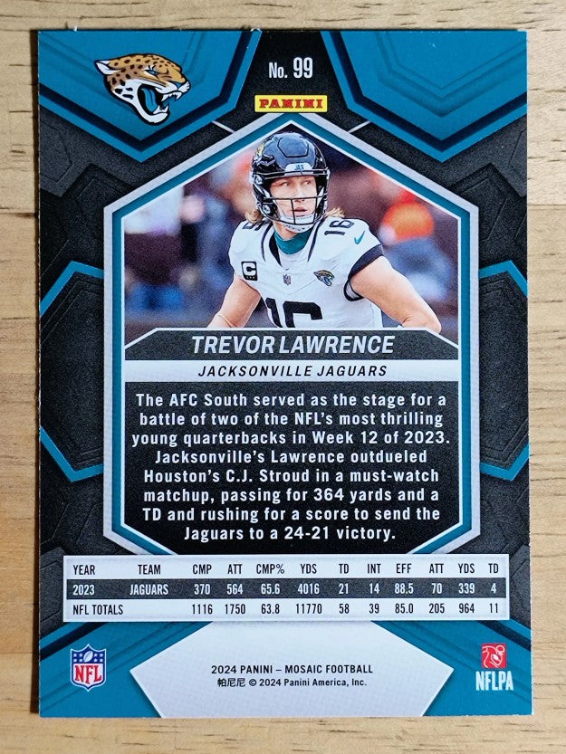 2024 Panini Mosaic #99 Trevor Lawrence