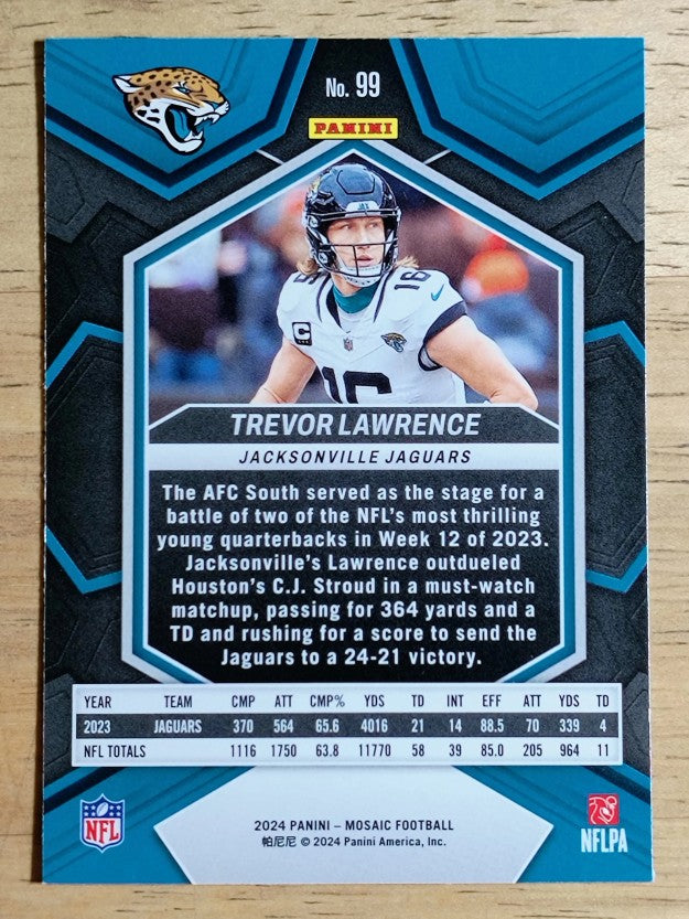2024 Panini Mosaic #99 Trevor Lawrence