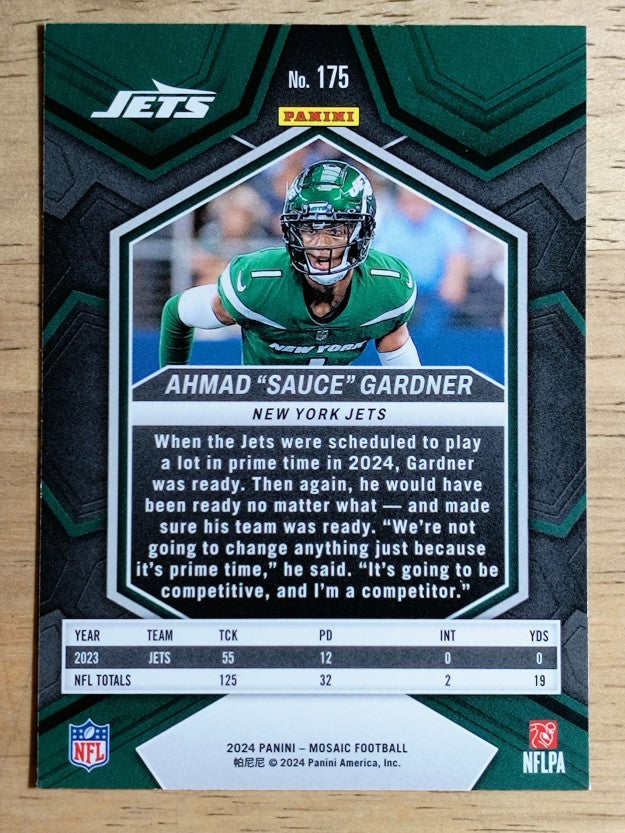 2024 Panini Mosaic #175 Ahmad Gardner