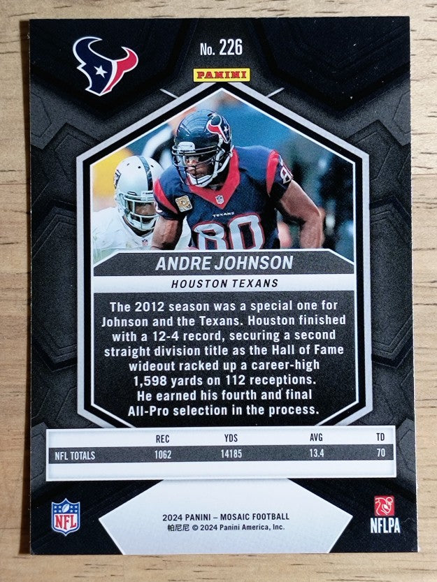 2024 Panini Mosaic #226 Andre Johnson