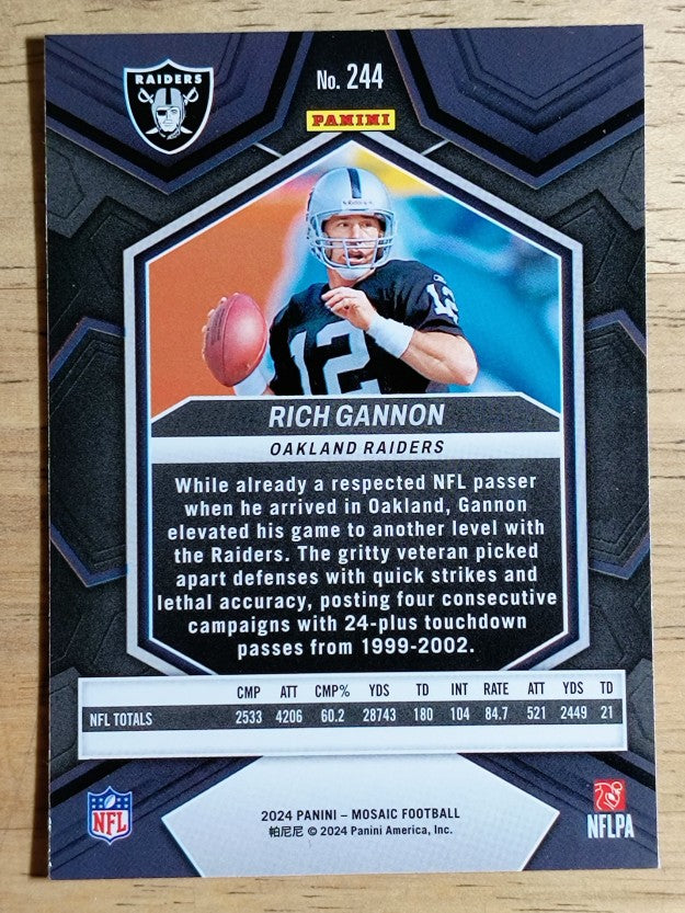 2024 Panini Mosaic #244 Rich Gannon