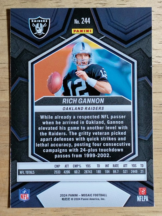 2024 Panini Mosaic #244 Rich Gannon