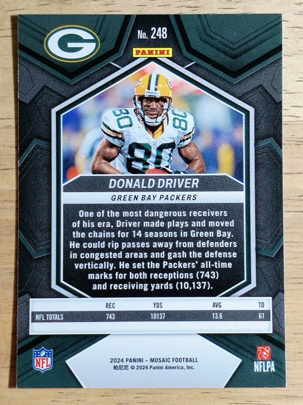 2024 Panini Mosaic #248 Donald Driver