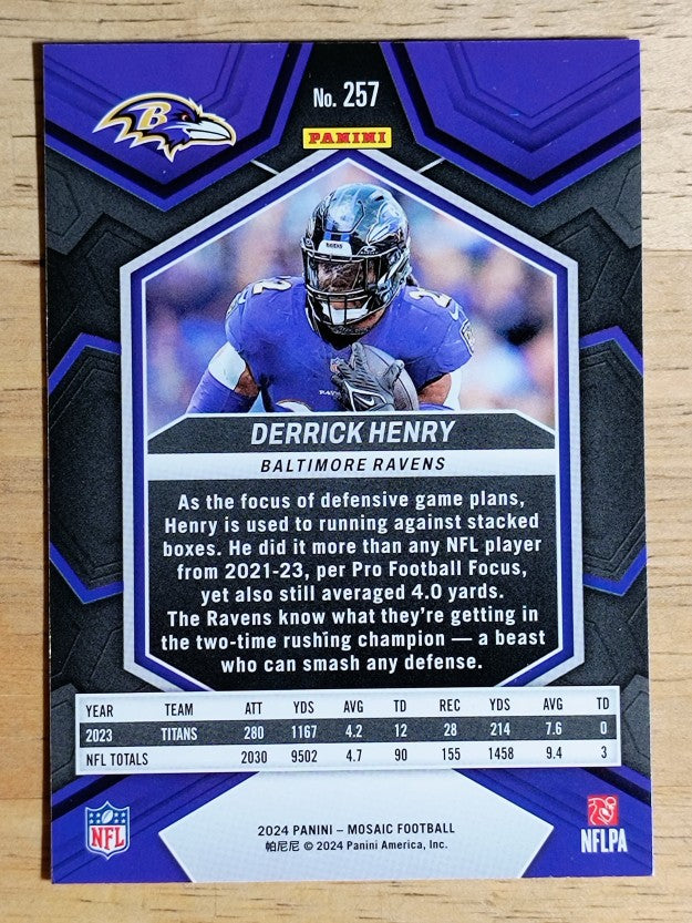 2024 Panini Mosaic #257 Derrick Henry NP