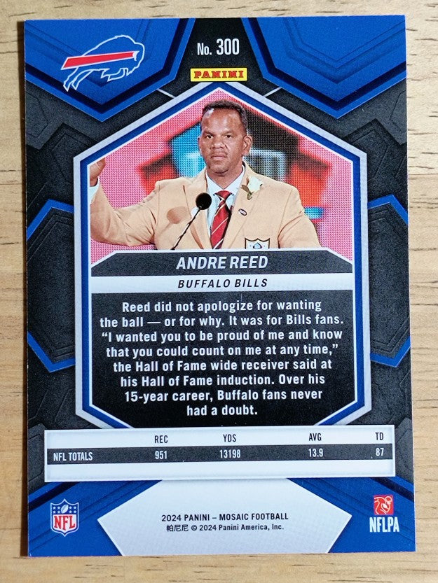 2024 Panini Mosaic #300 Andre Reed HOF