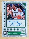 2023-24 Donruss Optic Signature Series #SS-TIL Xavier Tillman