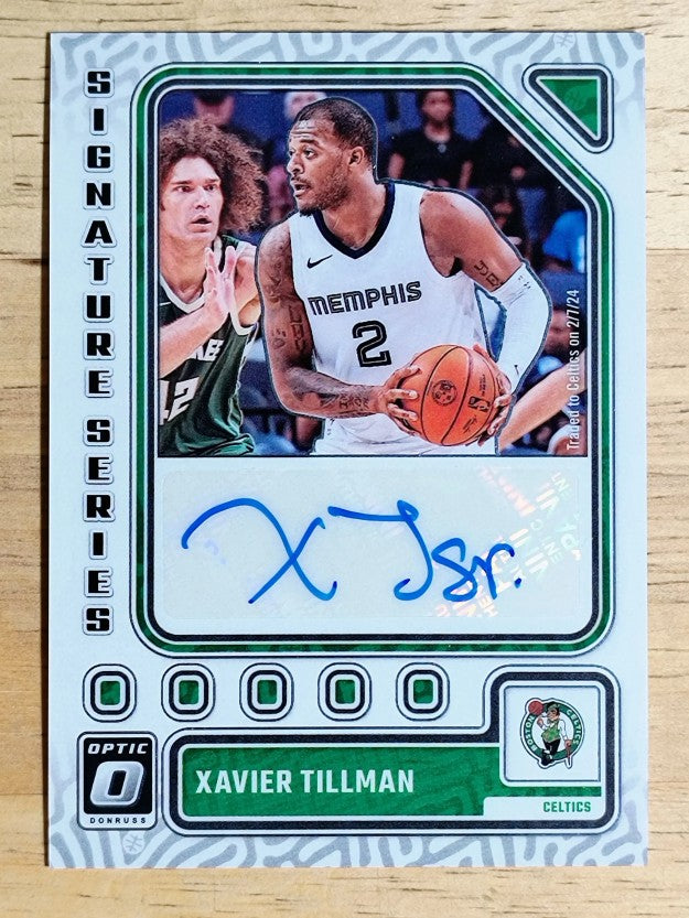 2023-24 Donruss Optic Signature Series #SS-TIL Xavier Tillman