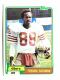 1981 Topps #148 Freddie Solomon