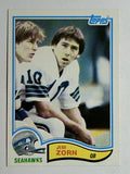 1982 Topps #255 Jim Zorn