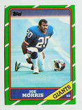 1986 Topps #139 Joe Morris
