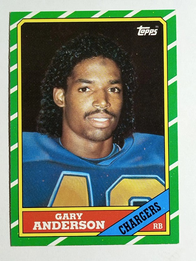1986 Topps #233 Gary Anderson RB RC