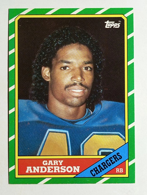 1986 Topps #233 Gary Anderson RB RC