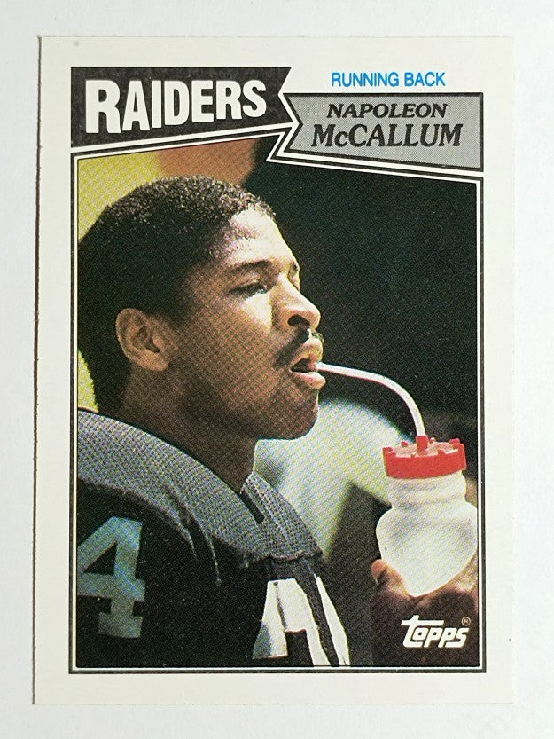 1987 Topps #216 Napoleon McCallum RC