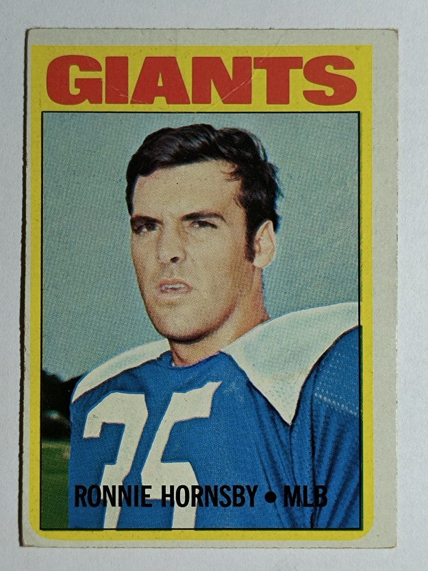 1972 Topps #16 Ron Hornsby RC (GOOD)