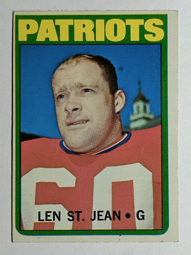 1972 Topps #23 Len St. Jean (VGEX)
